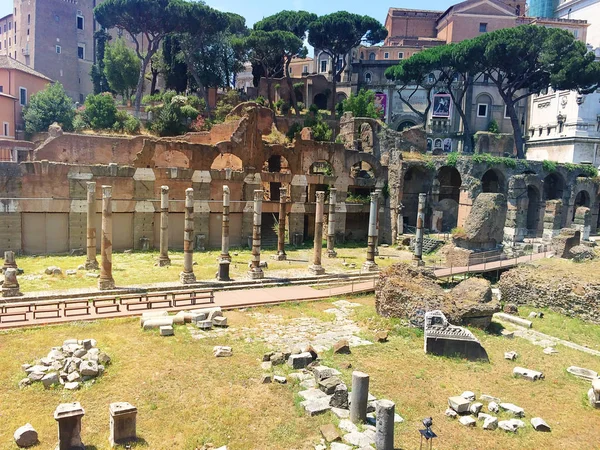 Oude Romeinse deel van de stad Rome. Italië — Stockfoto