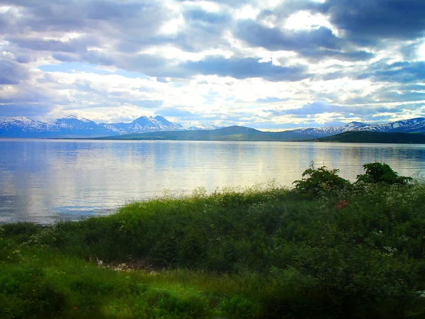 La nature lumineuse et étonnante de Spitzberg. Norvège — Photo