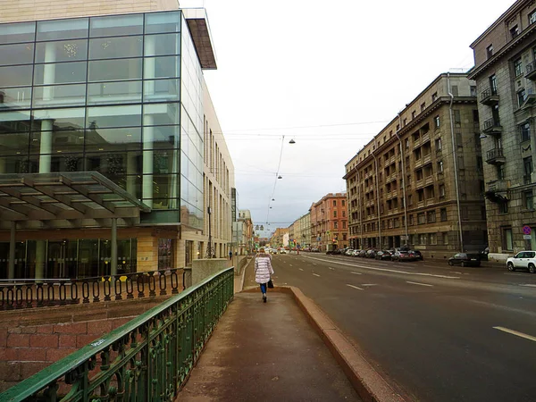 Straßen Und Architektur Von Petersburg Russland Touristenattraktion Stadt Europäischen Teil — Stockfoto