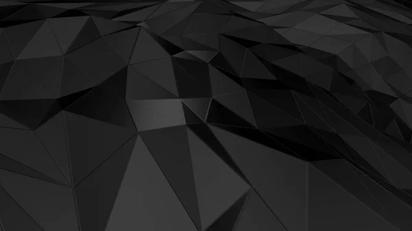 Abstract Polygonal Space Low Poly Connecting Surface Futuristic Hud Background — Stock Photo, Image