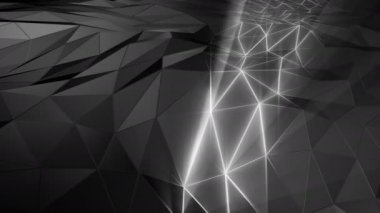 Soyut çokgen alanı düşük Poli yüzey bağlanma. Fütüristik Hud arka plan