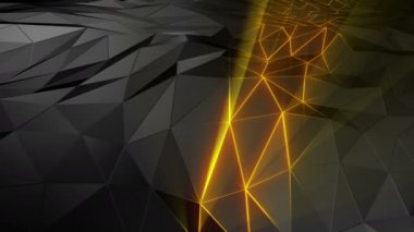 Soyut çokgen alanı düşük Poli yüzey bağlanma. Fütüristik Hud arka plan