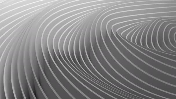 Fluctuations d'ondes abstraites, ondulations dans l'espace à partir de plans. Mouvement d'onde des anneaux avec un épicentre d'amplitude maximale. Lumineux fond abstrait vibrant. Bouclée 