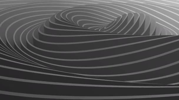 Fluctuations Abstract Waves Ripples Space Planes Wave Motion Rings Epicenter — Stock Video