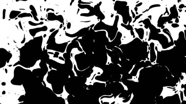 Soyut, fütüristik, siyah-beyaz bir kompozisyonun 3D görüntüsü. Sıkı bir grafik sunumu için tek eşzamanlı şablon. Basit ve anlamlı yaratıcı arkaplan kompozisyonunuza bir biçim ve biçim verecek