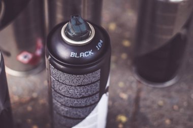 Salerno hip-hop yarışması sırasında siyah sprey olabilir