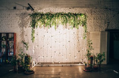 Düğün töreni yer görünümünü