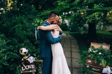 Gelin ve damat city Garden izinde