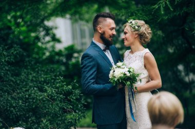 Gelin ve damat city Garden izinde