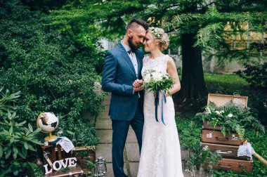 Gelin ve damat city Garden izinde