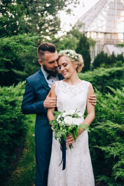 Gelin ve damat city Garden izinde