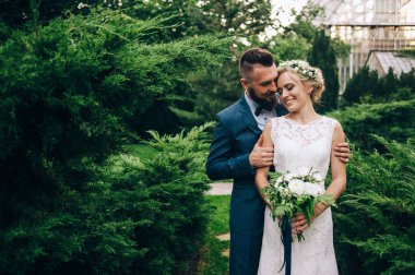 Gelin ve damat city Garden izinde