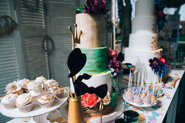 Duas tartes de casamento — Fotografia de Stock