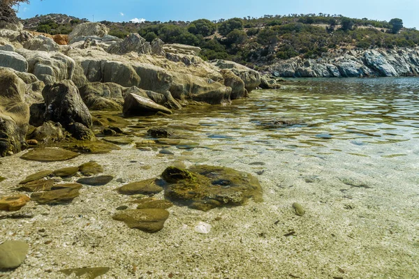 Playa cerca de Piscinni — Foto de Stock