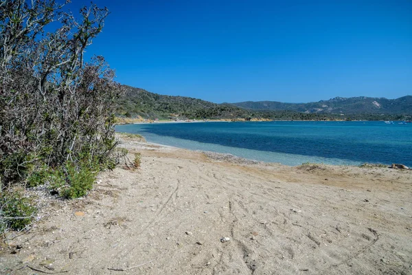 Malfatano strand in Zuid-Sardinië — Stockfoto