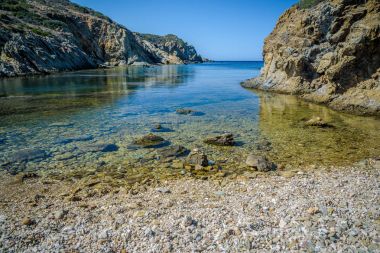 Malfatano beach Güney Sardinya