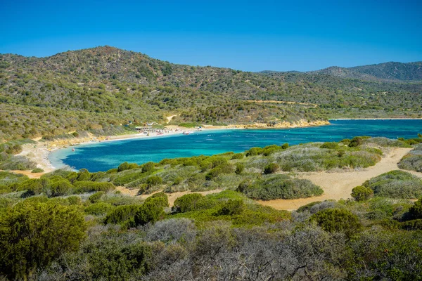 Playa de Malfatano en el sur de Cerdeña —  Fotos de Stock