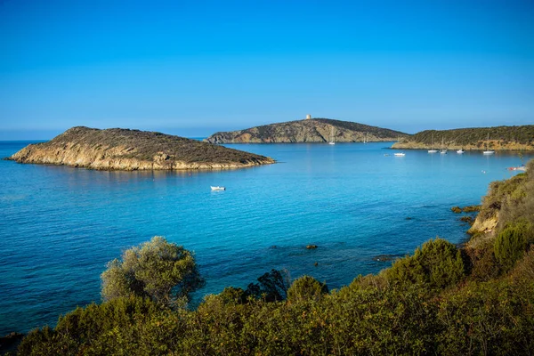 Playa de Tuarredda en el sur de Cerdeña — Foto de Stock