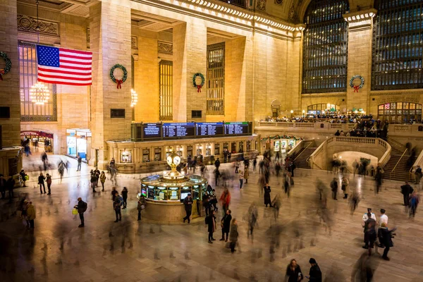 NEW YORK - december 12, 2019: The interior of Grand Central Stat — Stock Photo, Image