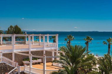 Görünümü genel Beach Miami Platja, İspanya. Yaz Zamanı