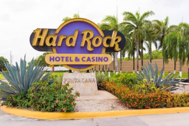 Punta Cana, Dominik Cumhuriyeti - 22 Mayıs 2017: otel ve casino 
