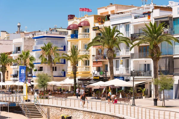 Sitges, Catalunya, İspanya - 20 Haziran 2017: Set of görünüm.