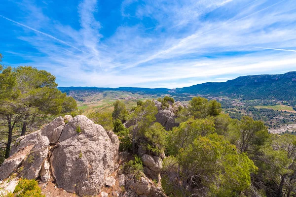 Mountains in the province of Catalunya, Spain. Copy space for text. — Stock Photo, Image