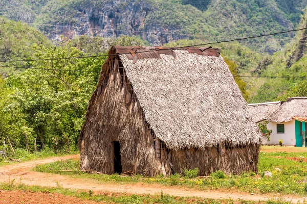 View of the rural hut in Vinales, Pinar del Rio, Cuba. Close-up. — Stock Photo, Image