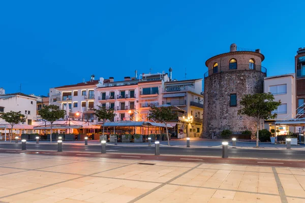 CAMBRILS, SPAIN - SEPTEMBER 16, 2017: Museu d'Hist'ria de Cambrils - Torre del Port. Copy space for text.