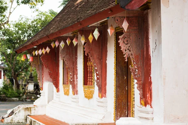 Pohled na chrám v Louangphabang, Laos. Detail. — Stock fotografie