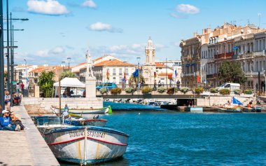 Sete, Fransa - 10 Eylül 2017: Görünümünü Sete Kraliyet kanalda. Metin için yer kopyalayın.                    