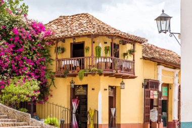 Trinidad, Küba - 16 Mayıs 2017: Görünümünü şehir kurma. Yakın çekim.