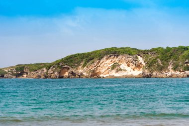 Punta Cana, La Altagracia, Dominik Cumhuriyeti deniz manzarası. Metin için yer kopyalayın. 