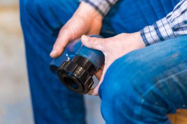 Havuz ekipmanları, Yesulskaya, Krasnodar, Rusya'nın yedek parça. Yakın çekim