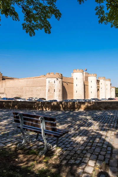 Θέα Από Παλάτι Aljaferia Που Χτίστηκε Τον 11Ο Αιώνα Στην — Φωτογραφία Αρχείου