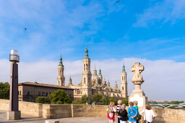 Catedral Basílica Nuestra Señora Del Pilar Iglesia Católica Romana Zaragoza —  Fotos de Stock