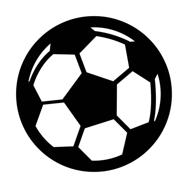 Icono de pelota de fútbol — Vector de stock