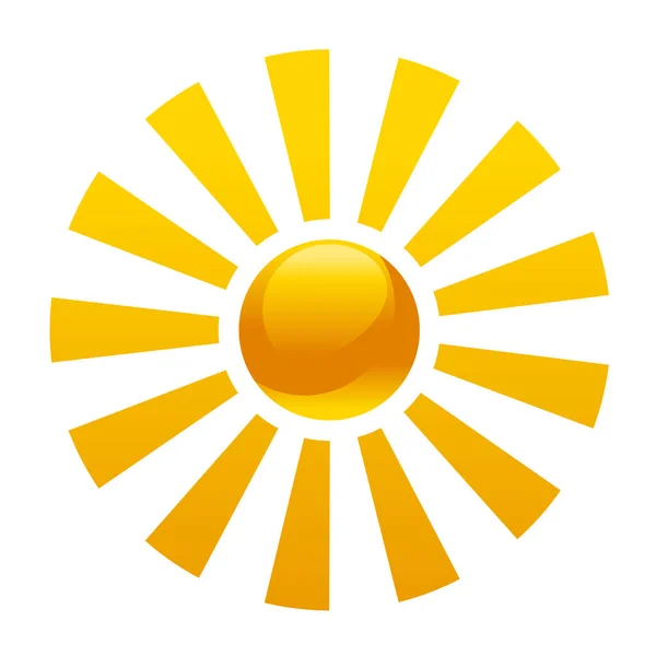 Блискучий дизайн сонця — стоковий вектор