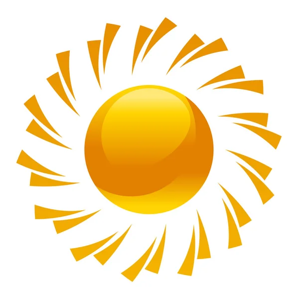 Shiny Sun дизайн — стоковый вектор
