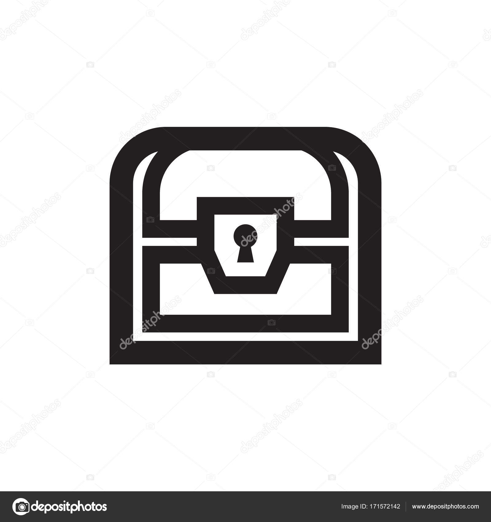 Simple Treasure Chest Icon Stock Vector Image by ©Mictoon 171572142