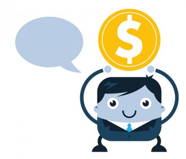 Altın dolar para Holding iş adamı