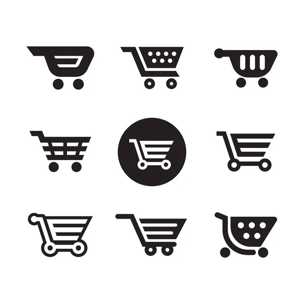 Shopping Cart Icons — Stock Vector