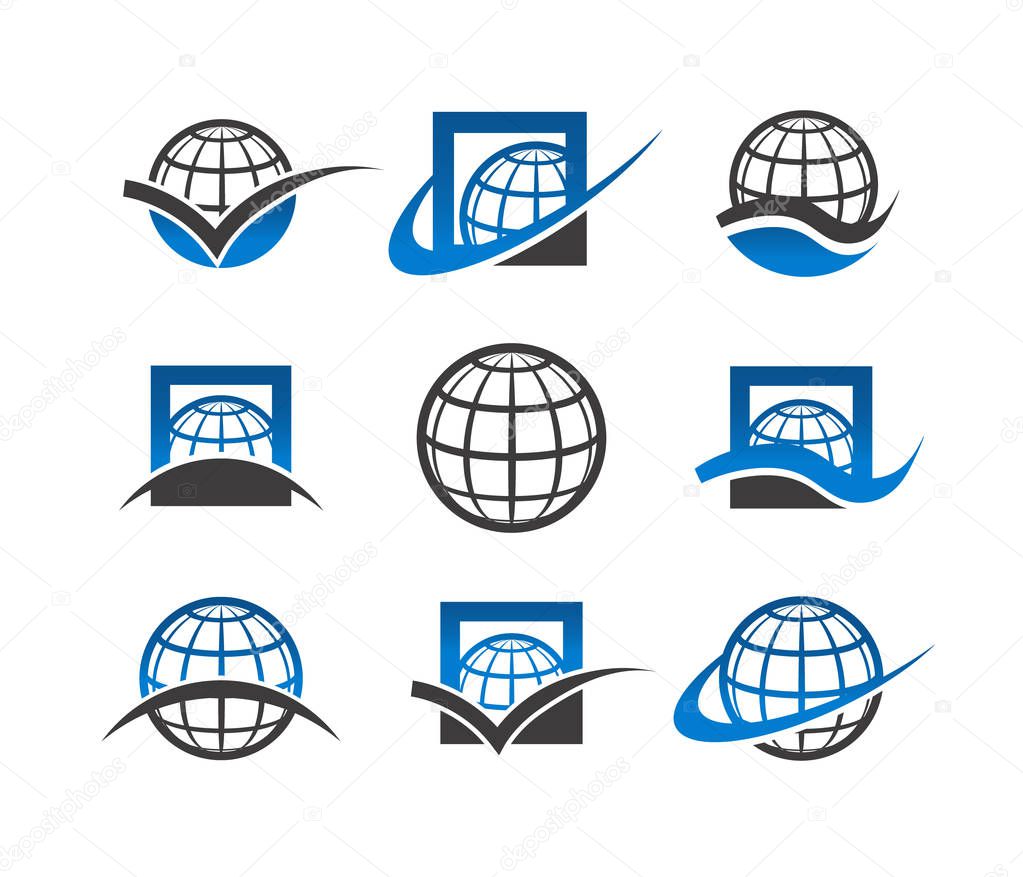Globe Planet Icons