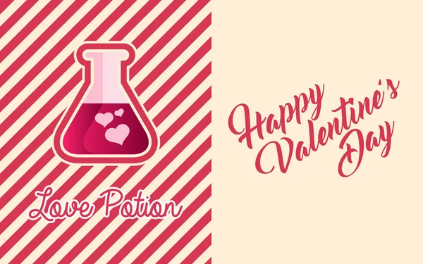 Tarjeta de felicitación día de San Valentín — Archivo Imágenes Vectoriales