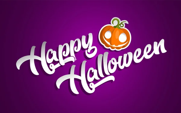 Szczęśliwego Halloween kartki z życzeniami — Wektor stockowy