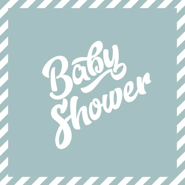 Baby Shower Invitar tarjeta de felicitación — Archivo Imágenes Vectoriales