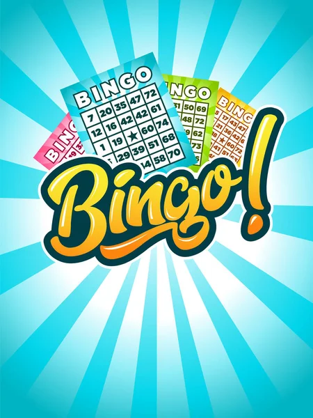 Bingo Game Illustration Design — Stock Vector