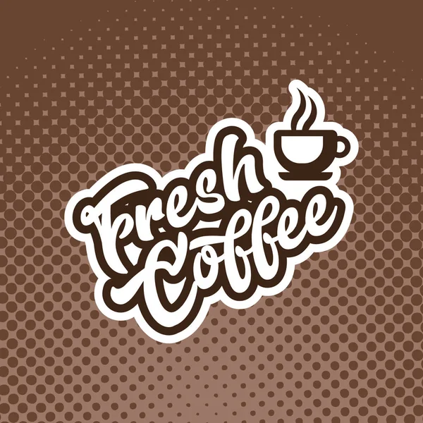 Ilustracja Transparent Świeżą Kawę Filiżanki Kawy — Wektor stockowy