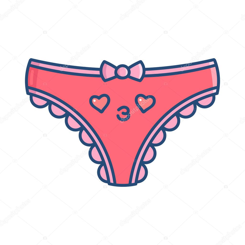 Clip Art Calzoncillos Dibujos Animados Bragas De Dibujos Kawaii