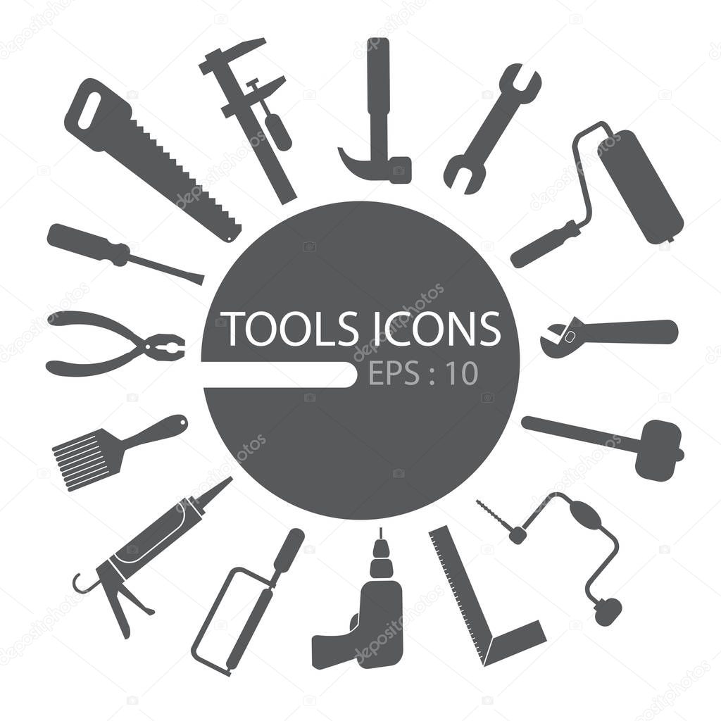 tools icon set.